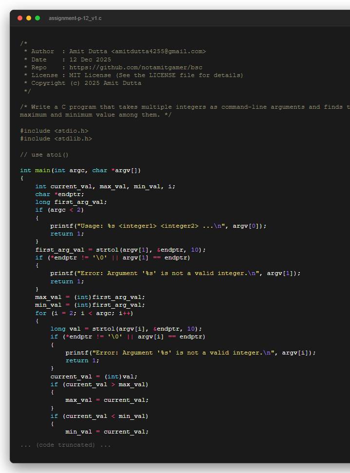 Write a C program that takes multiple integers as command-line arguments and finds the maximum and minimum value among them.